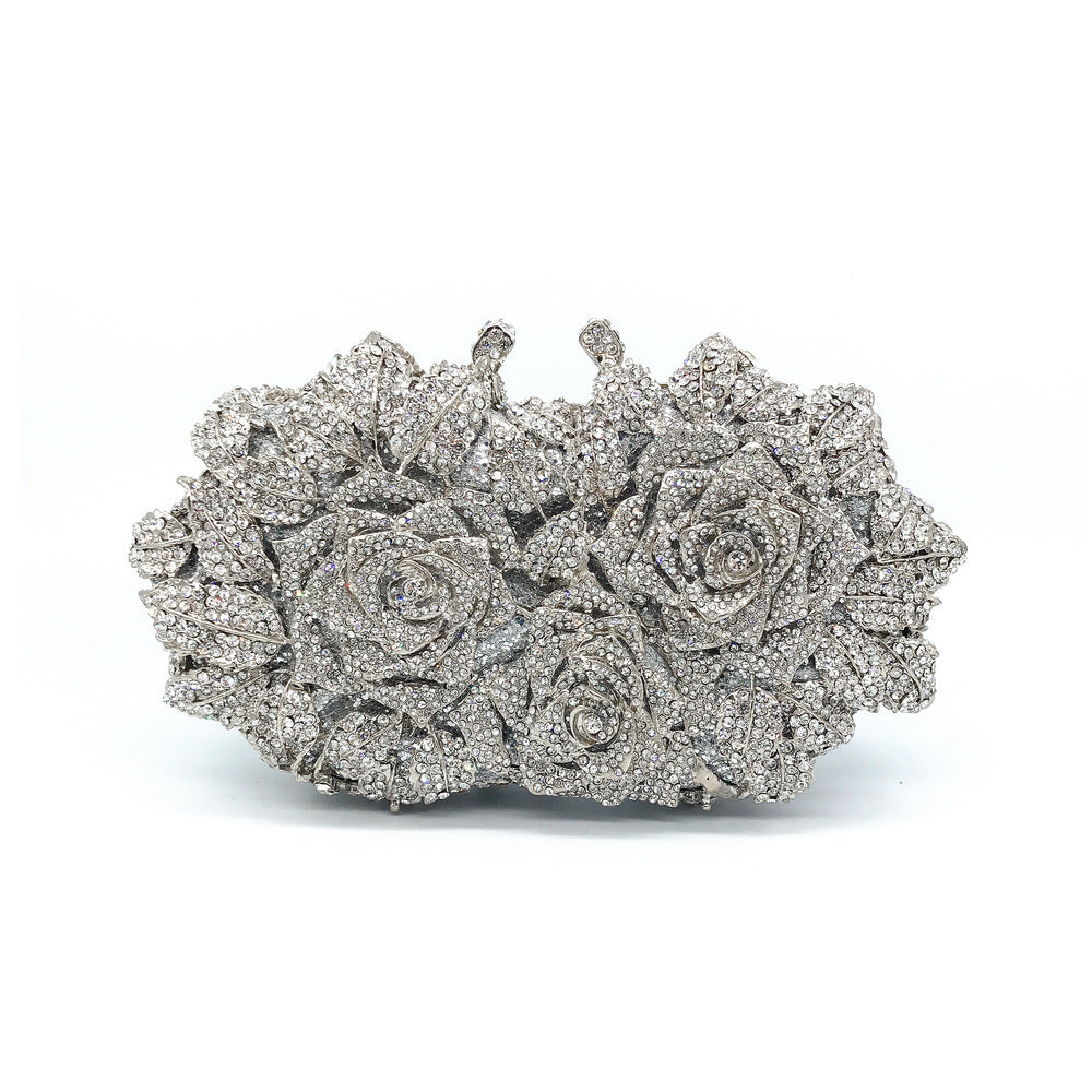 Medusa Rose Diamond Dinner Bag.