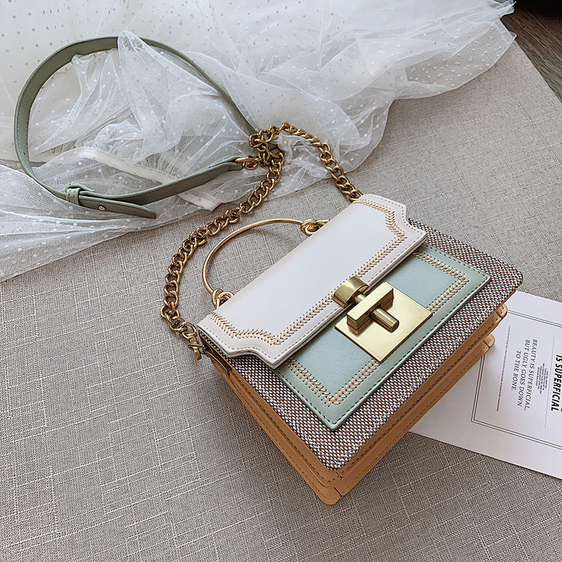 Medusa Textured Shoulder Bag