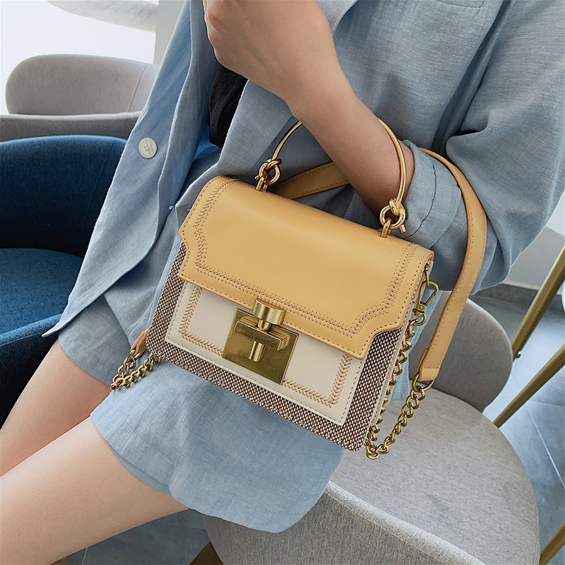 Medusa Textured Shoulder Bag
