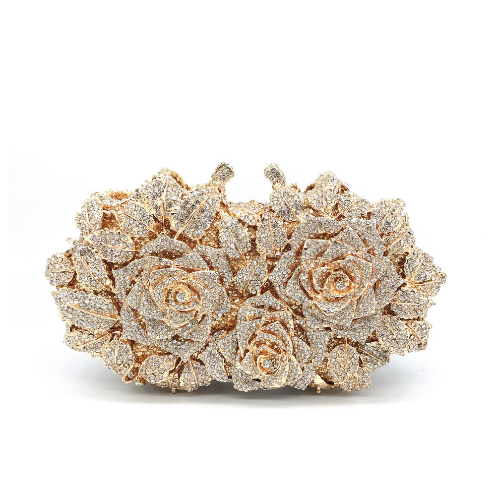 Medusa Rose Diamond Dinner Bag.