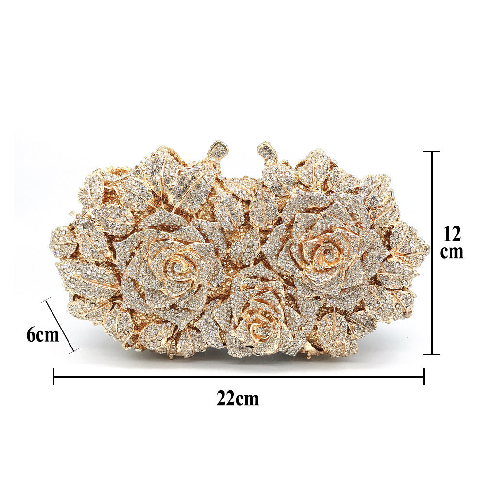Medusa Rose Diamond Dinner Bag.
