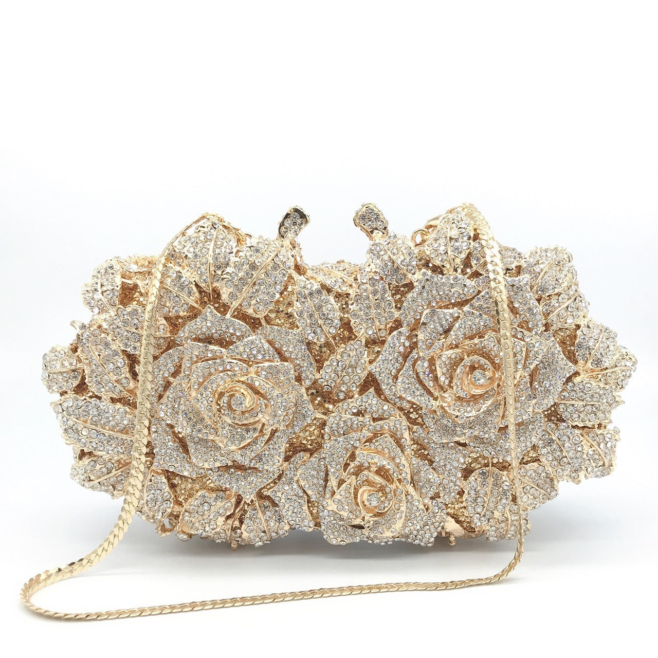 Medusa Rose Diamond Dinner Bag.