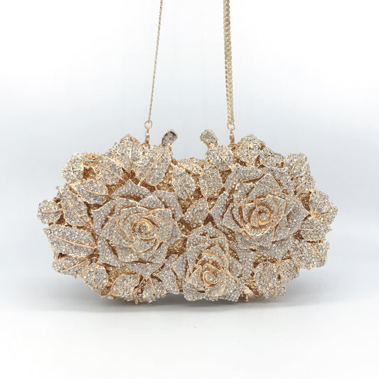Medusa Rose Diamond Dinner Bag.